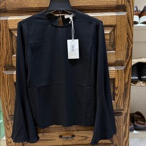 Frame Denim Black Blouse